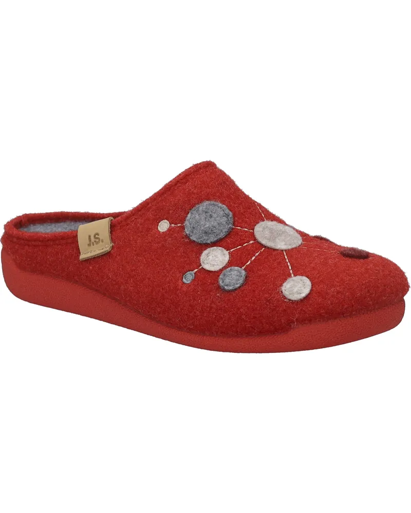 Josef Seibel Damen Hausschuh Cara 02 in rot-multi Rot