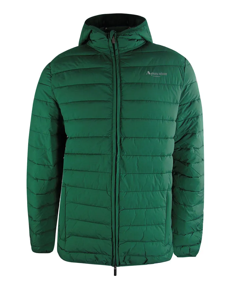 Aquascutum Active 100 g Kapuzenjacke - Grün Grün