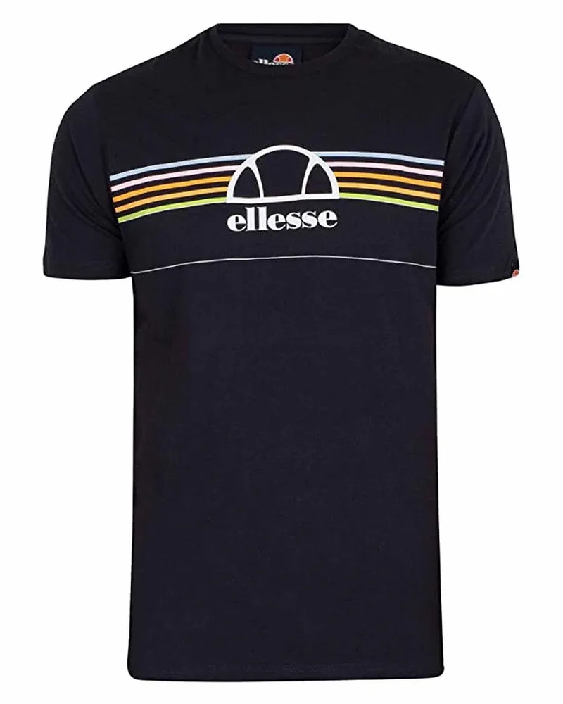 Ellesse Lentamente Herren Navy T-Shirt Marineblau
