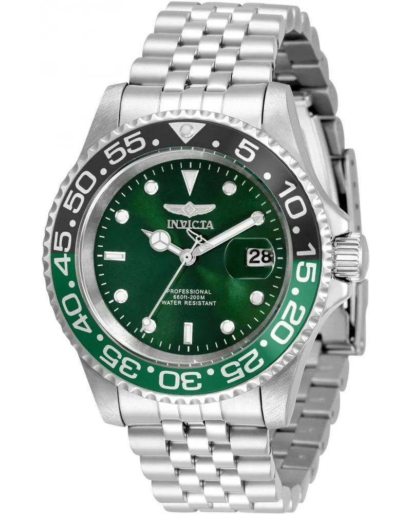 Invicta Pro Diver 34105 Herren Quarzuhr - 40 mm Silber