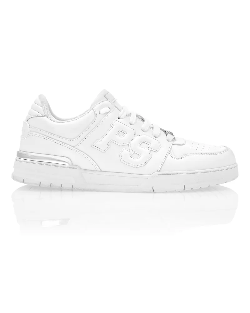 Philipp Plein Lo-Top Turnschuhe Weiß
