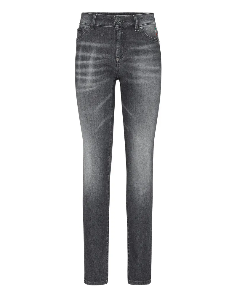 Philipp Plein Jeggings - Grau Grau