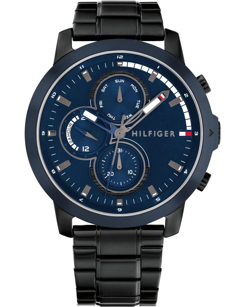 Tommy Hilfiger Jameson Le Herren Schwarz Uhr 1792049 Schwarz