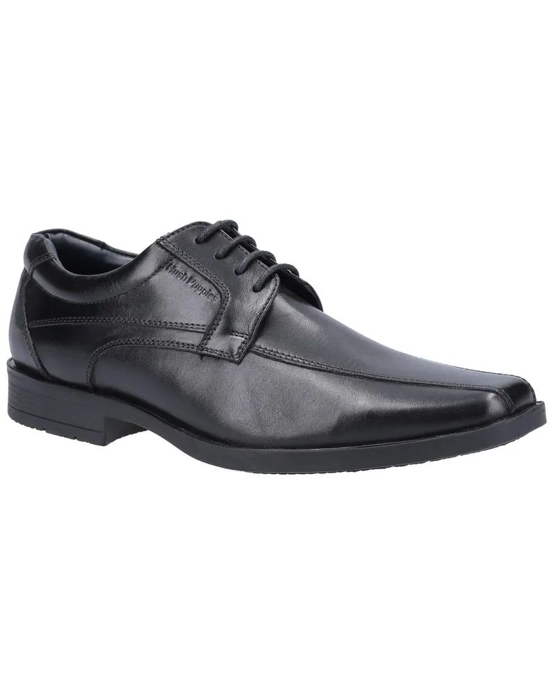 Hush Puppies Herren Brandon Lederschuhe (Schwarz Schwarz