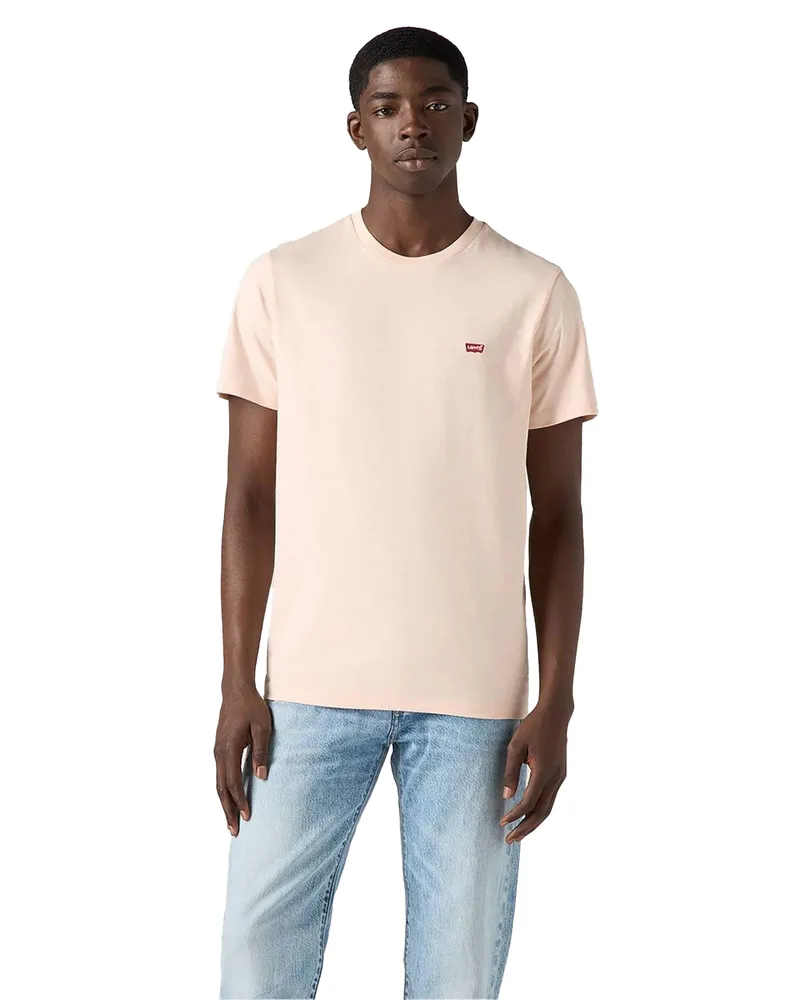 Levi's Original" T-Shirt für Herren (Hartriegel Rosa Wollweiß