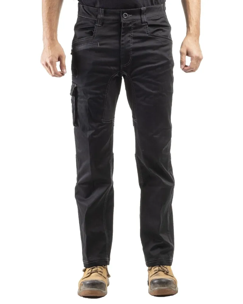 Caterpillar Footwear Operator FX Baumwoll-Herrenhose, Outdoor - Schwarz Schwarz