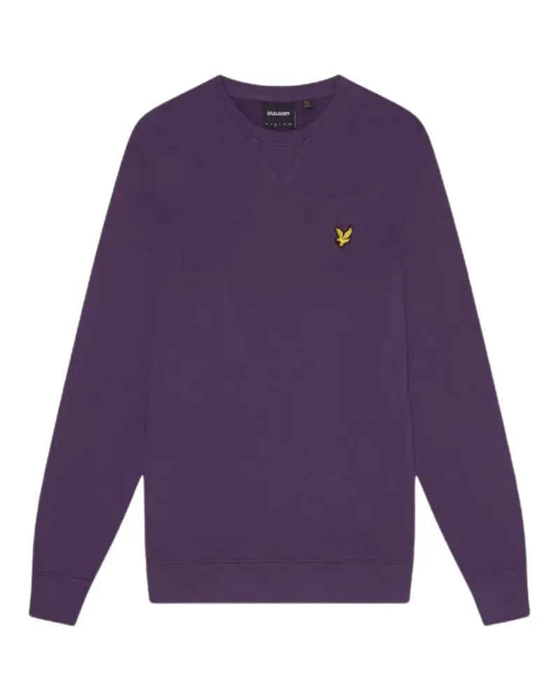 Lyle & Scott Lila Pullover-Sweatshirt mit -Logo Lila