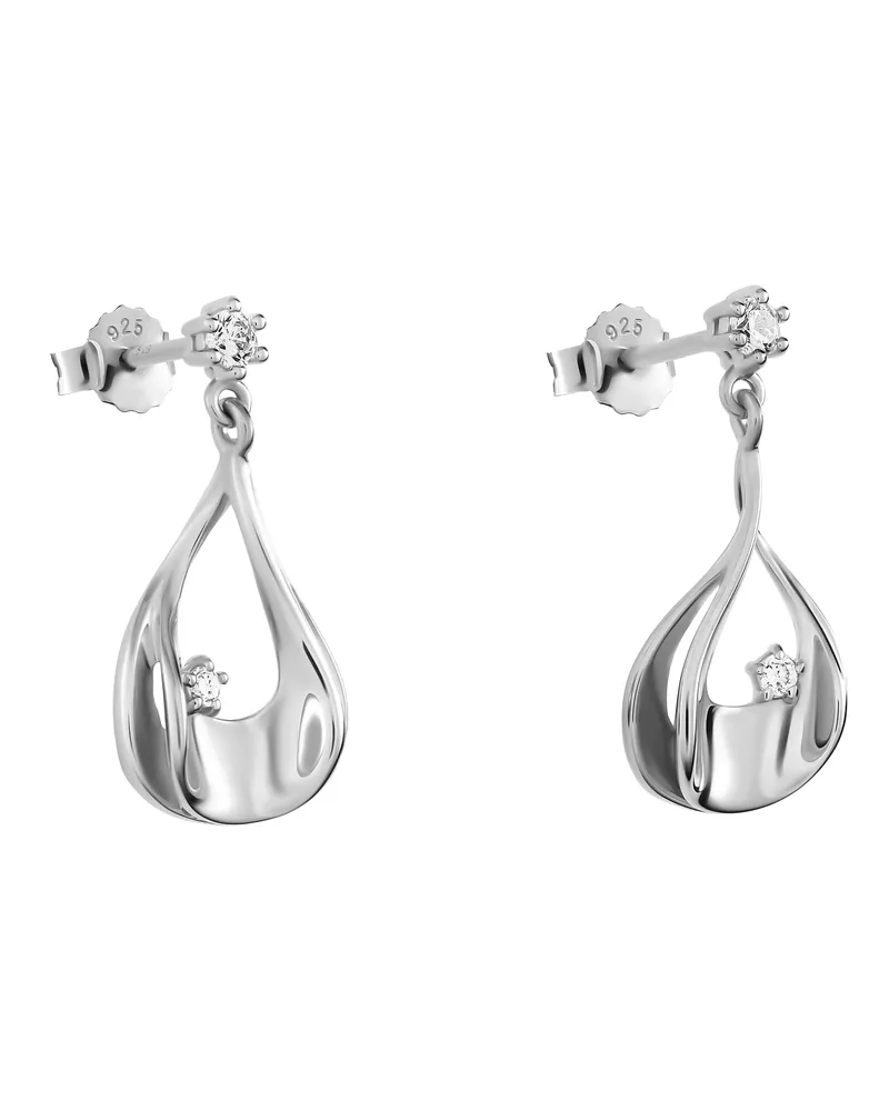 Orphelia Etoile' Tropfenohrringe aus 925er Sterlingsilber für Damen - Silber ZO-7524 Silber