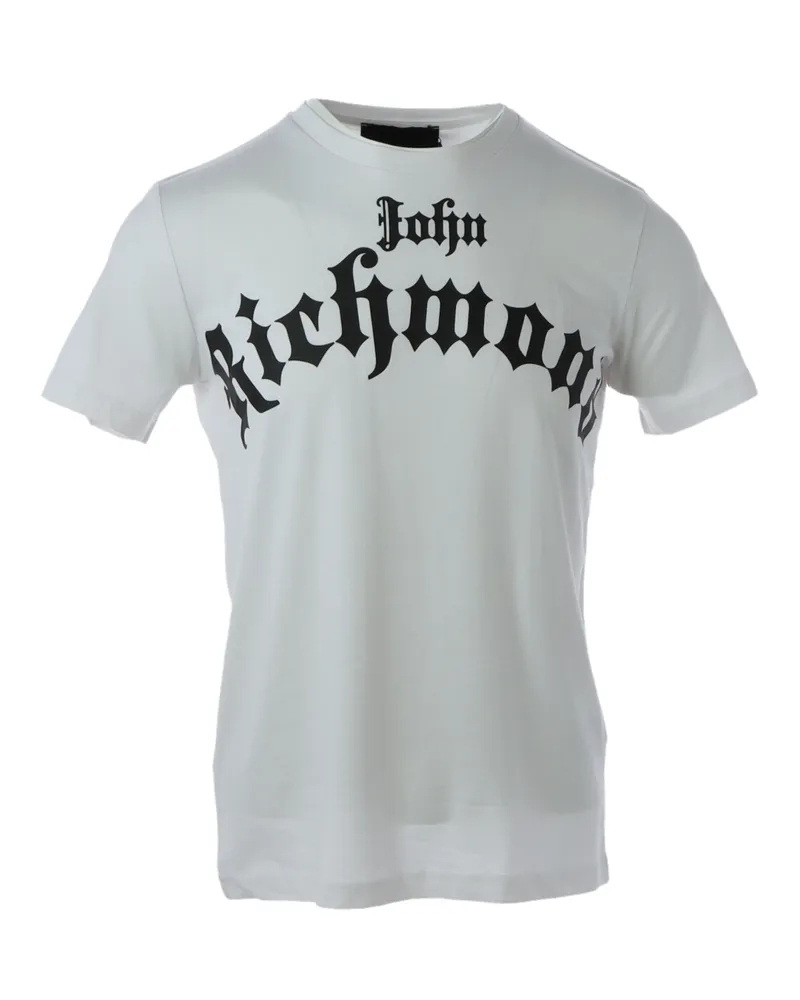 John Richmond Herren T-Shirt in Weiß Weiß