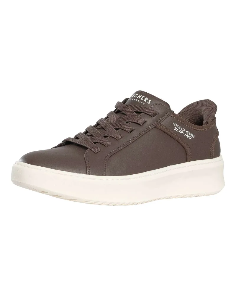 Skechers Slip-Ins Court Break Double Vented Sneakers, Braun Braun