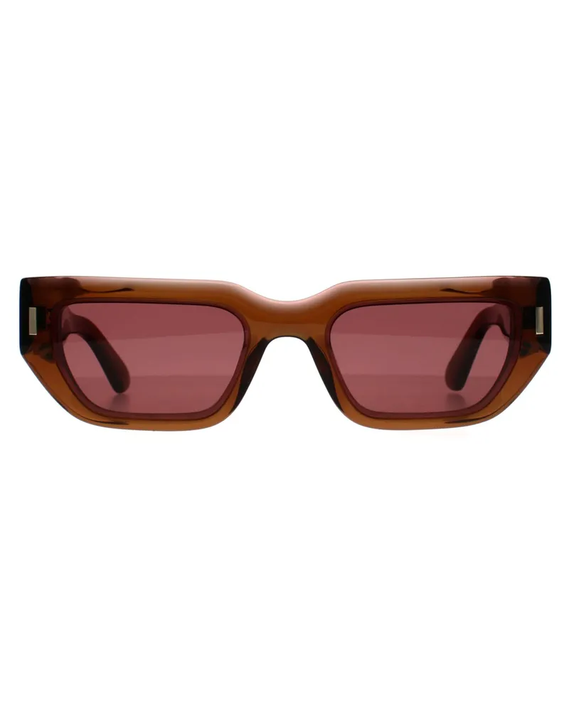 Calvin Klein Rectangle Unisex Transparent Braun Rosa Dunkel Lila CK24500S Braun