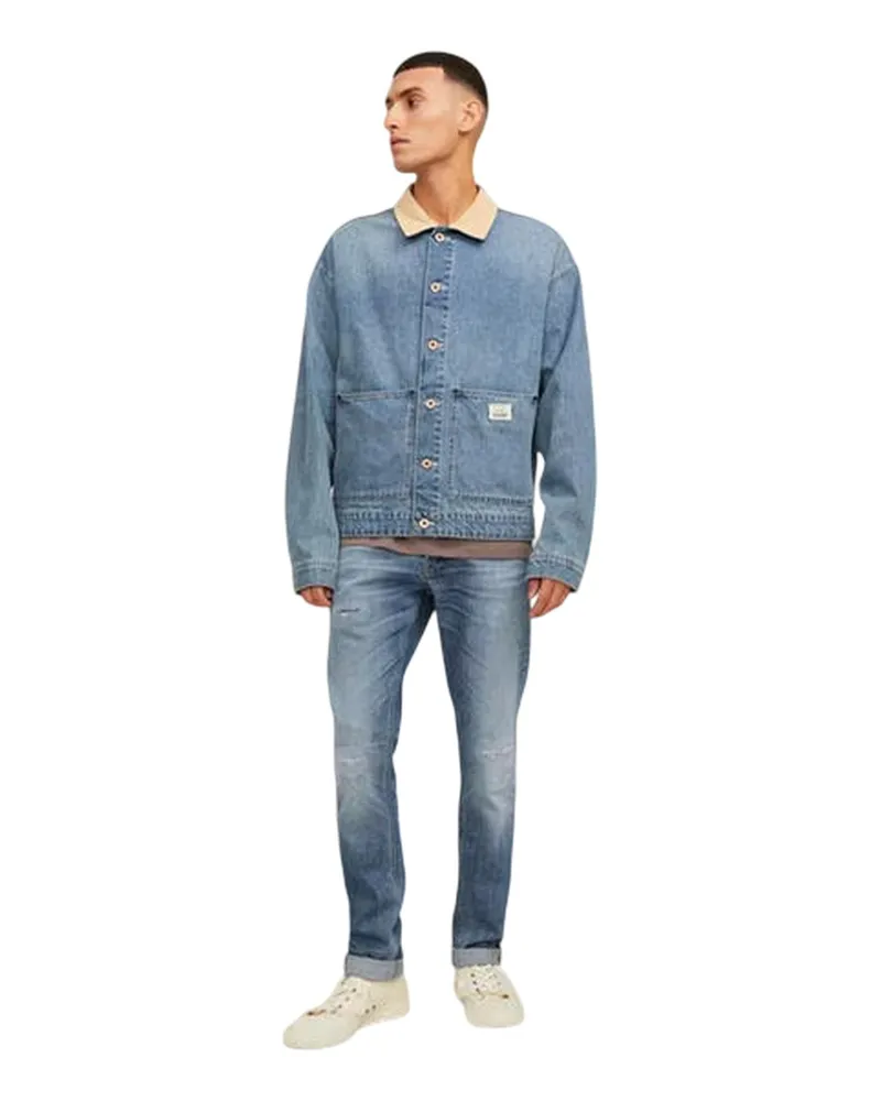 Jack & Jones Jack And Jones - Jeans für Herren (Blaues Denim Mittelblau