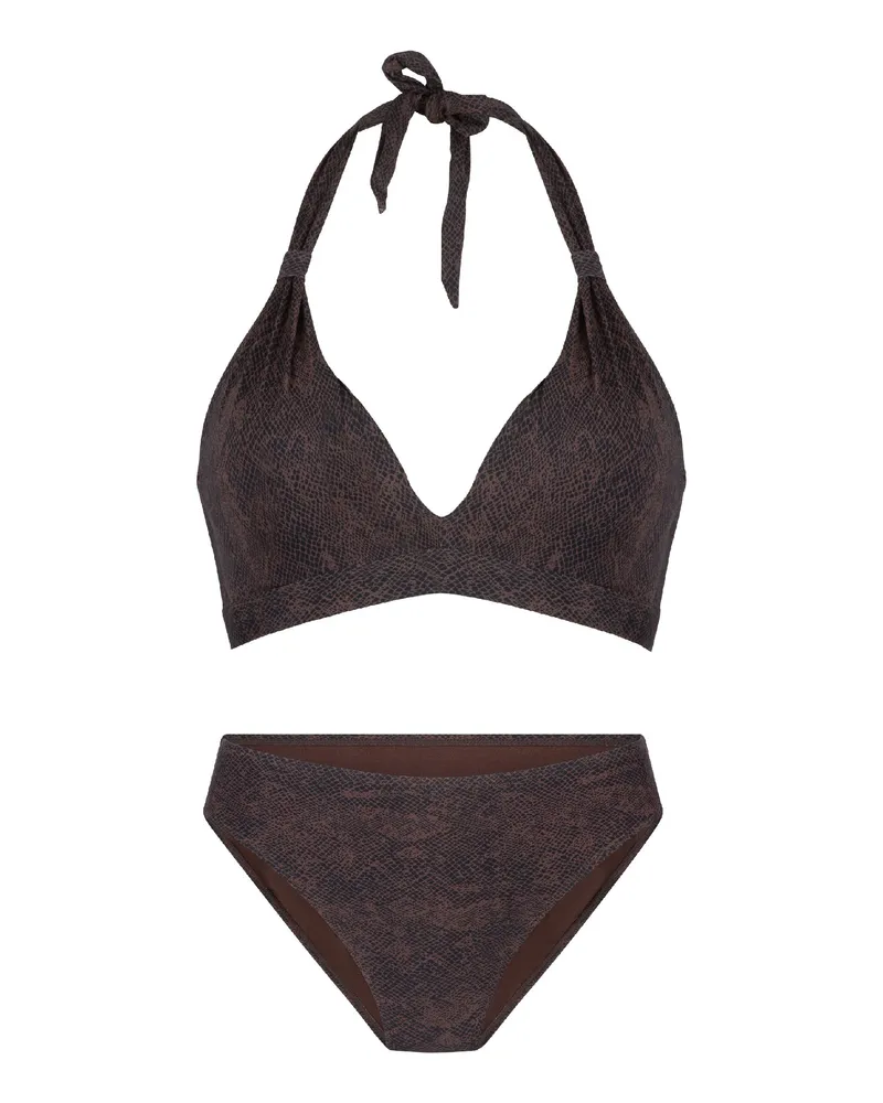 LingaDore Triangle padded bikiniset Braun