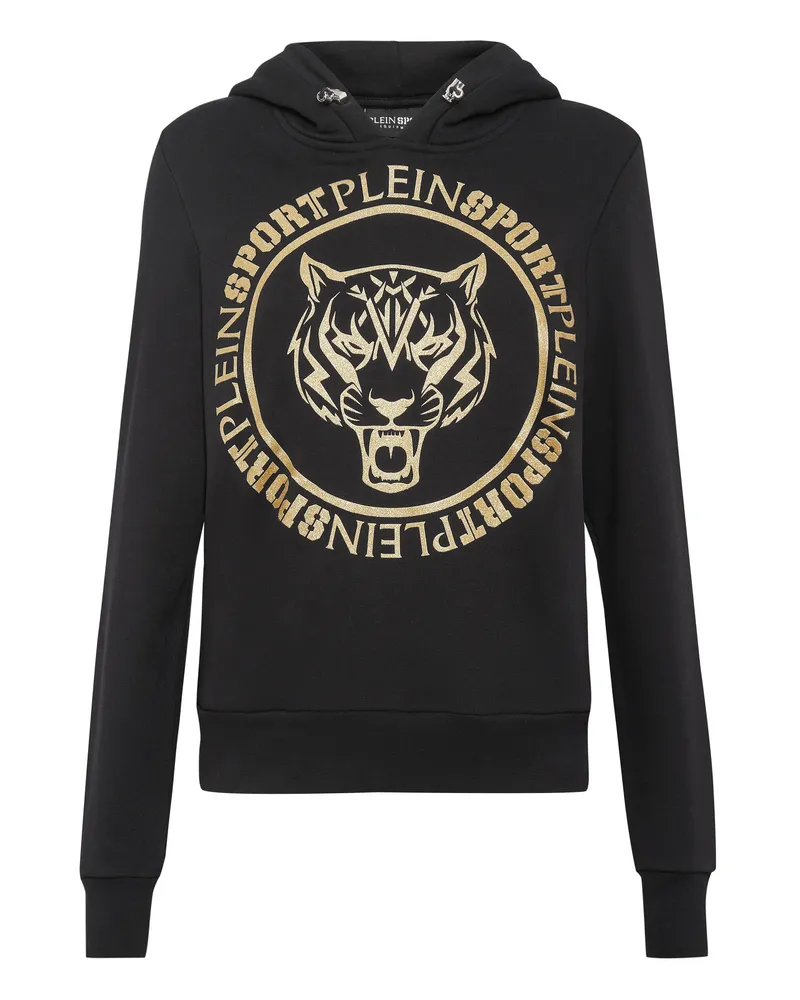 Philipp Plein Hoodie mit Tiger-Motiv - Schwarz Schwarz