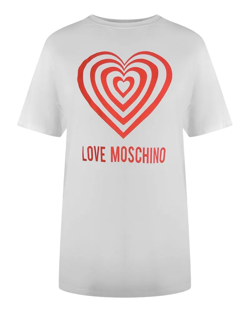 Moschino Hypno" T-Shirt für Damen (Weiß Weiß