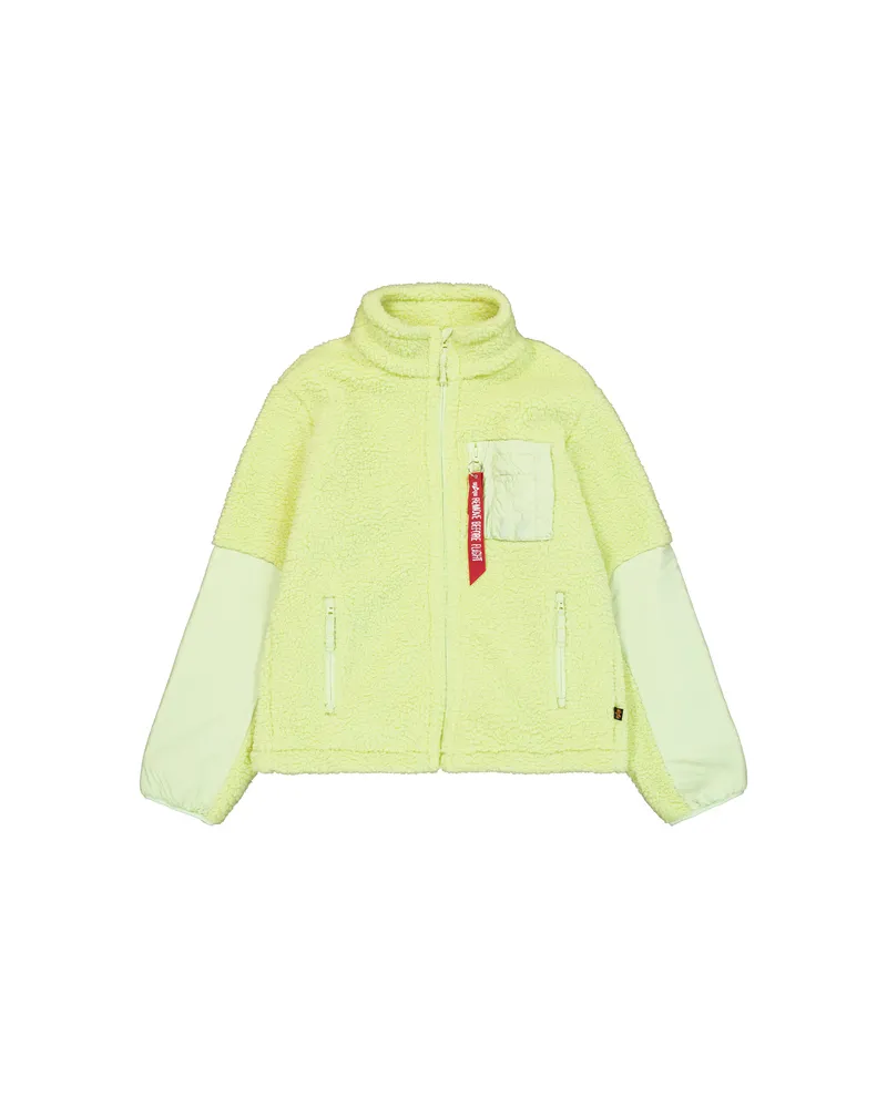 Alpha Industries Sherpa Zip-Jacket Gelb