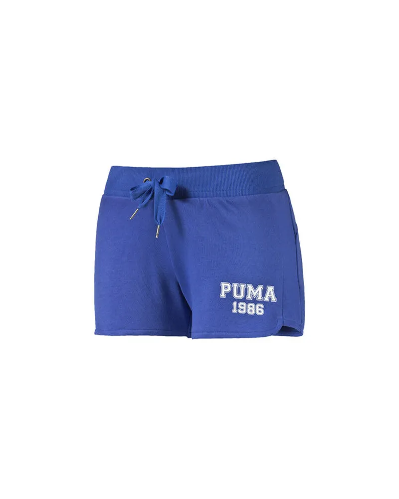 Puma Style Athletic Damen Schillernde blaue Sportshorts 836403 31 RW22 Blau