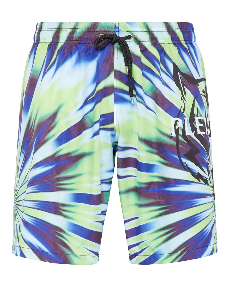 Philipp Plein Badehose Tiger Mehrfarbig
