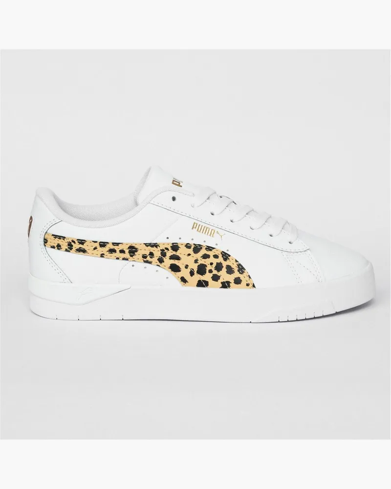 Puma Jada" Sneaker für Damen, Plattform-Absatz (Weiß/Leopard Weiß