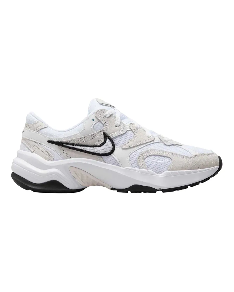 Nike Al8" Sneaker für Damen, Wildleder, Klobiger Absatz (Weiß/Schwarz Weiß