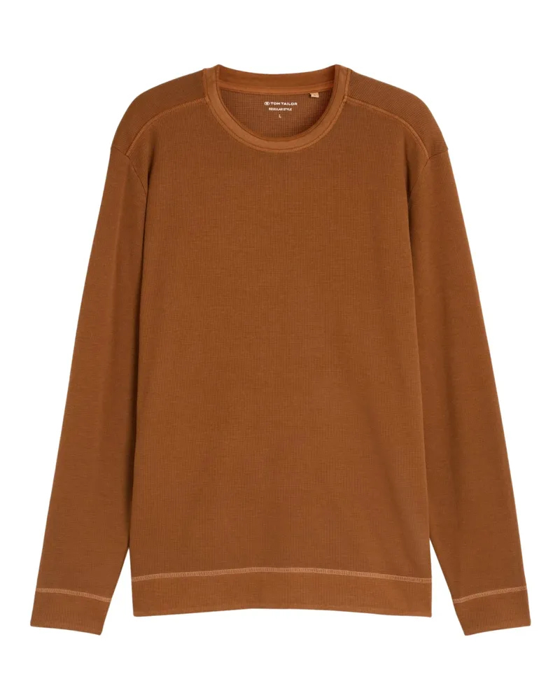 Tom Tailor Langarmshirt Braun