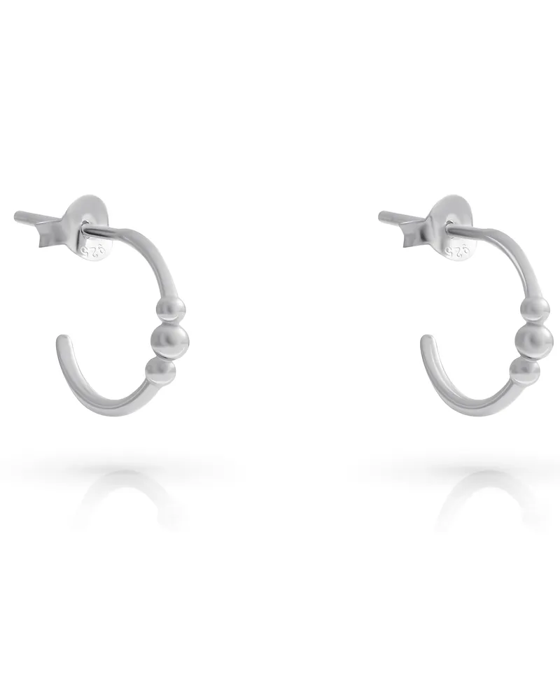 Orphelia Chloe' Creolen für Damen aus 925er Sterlingsilber - Silber ZO-7555 Silber