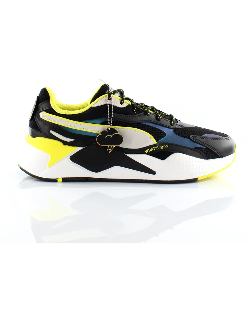 Puma RS-X3 X Emoji Black Schnüren-Herren-Trainer 374819 01 Schwarz