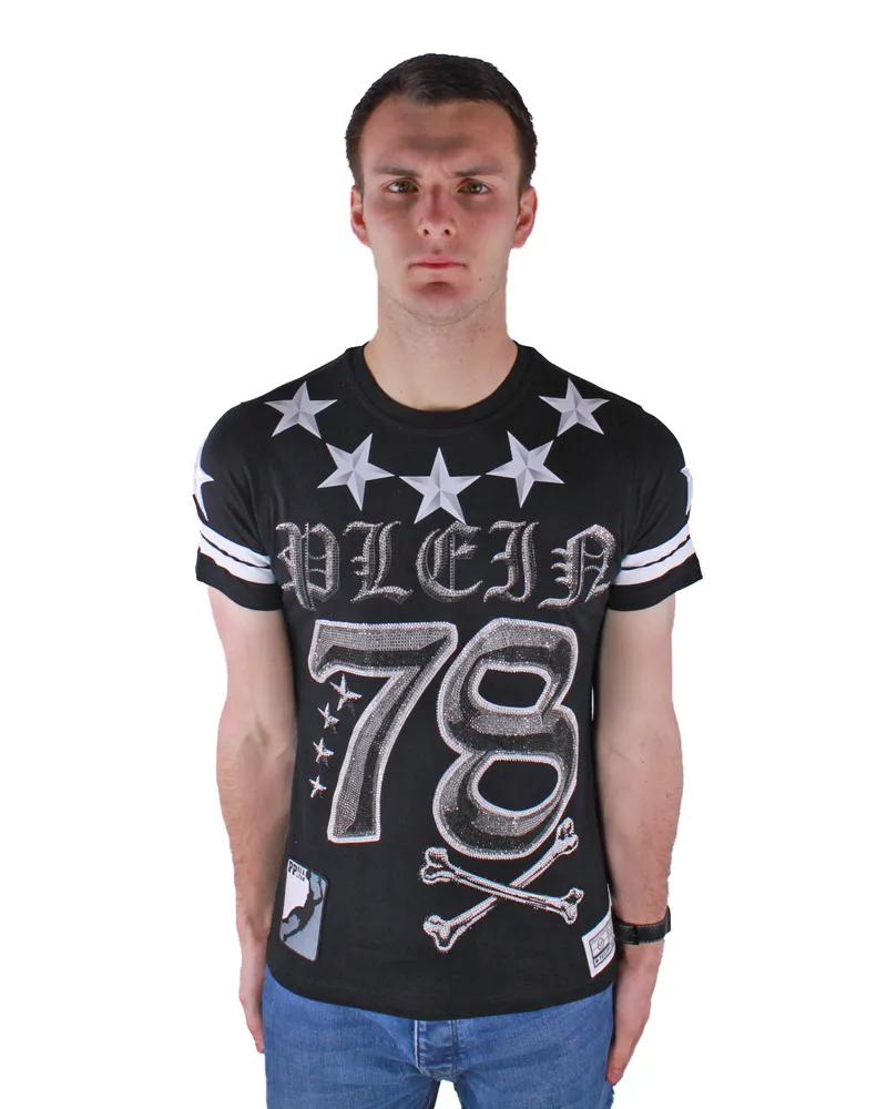 Philipp Plein Orides MTK0330 02 T-Shirt Schwarz