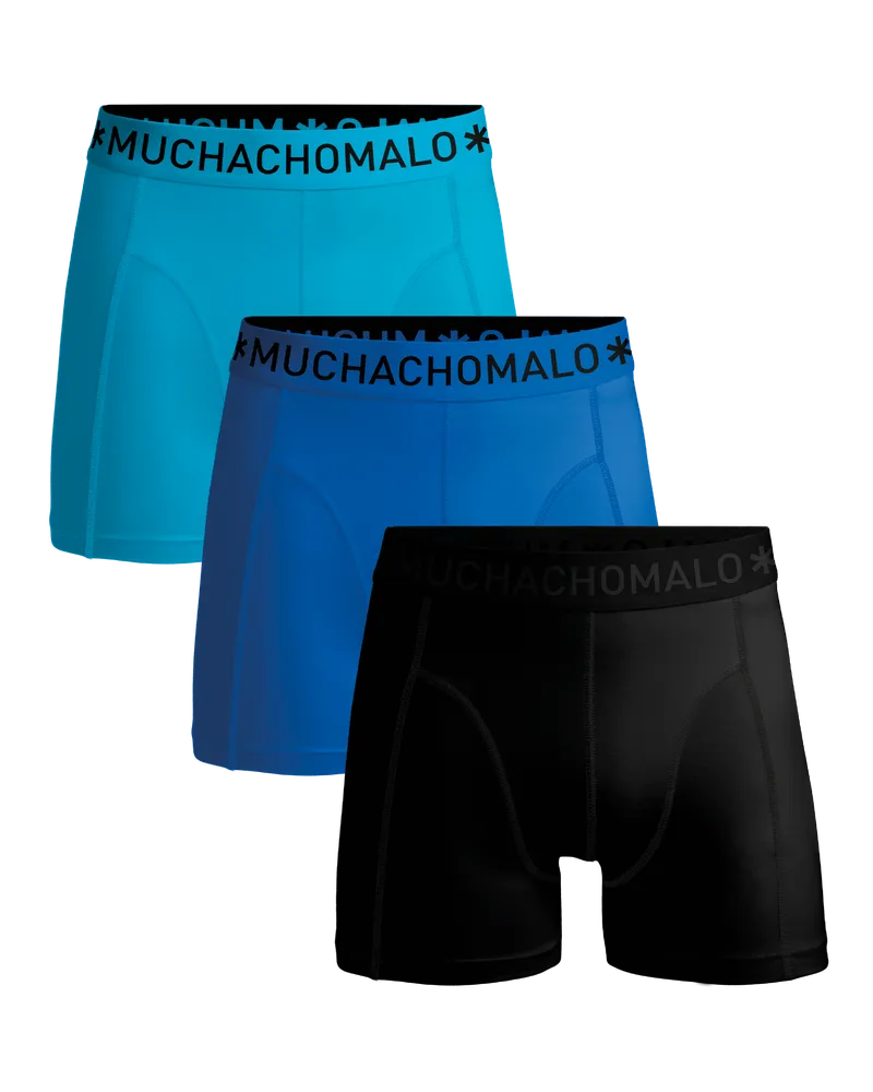 Muchachomalo Boxershorts, 3er-Pack, Herrenunterwäsche - Mehrfarbig Mehrfarbig