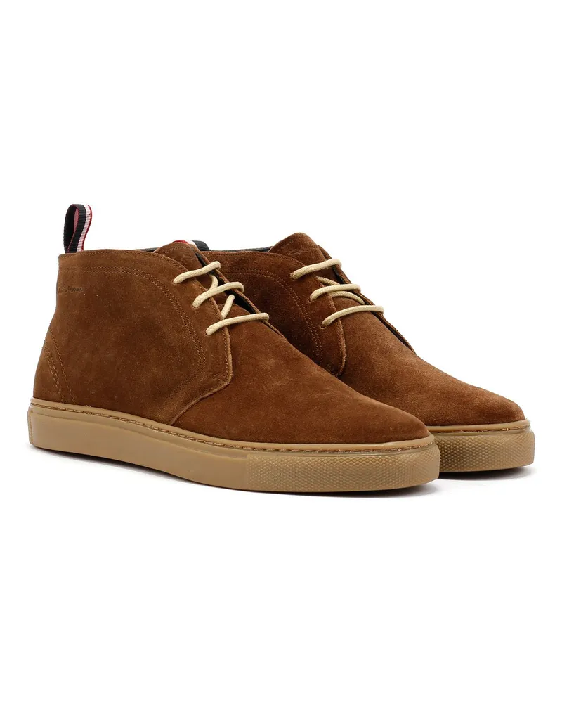 Ben Sherman Parka Herren Wildleder Stiefel In Braun Braun