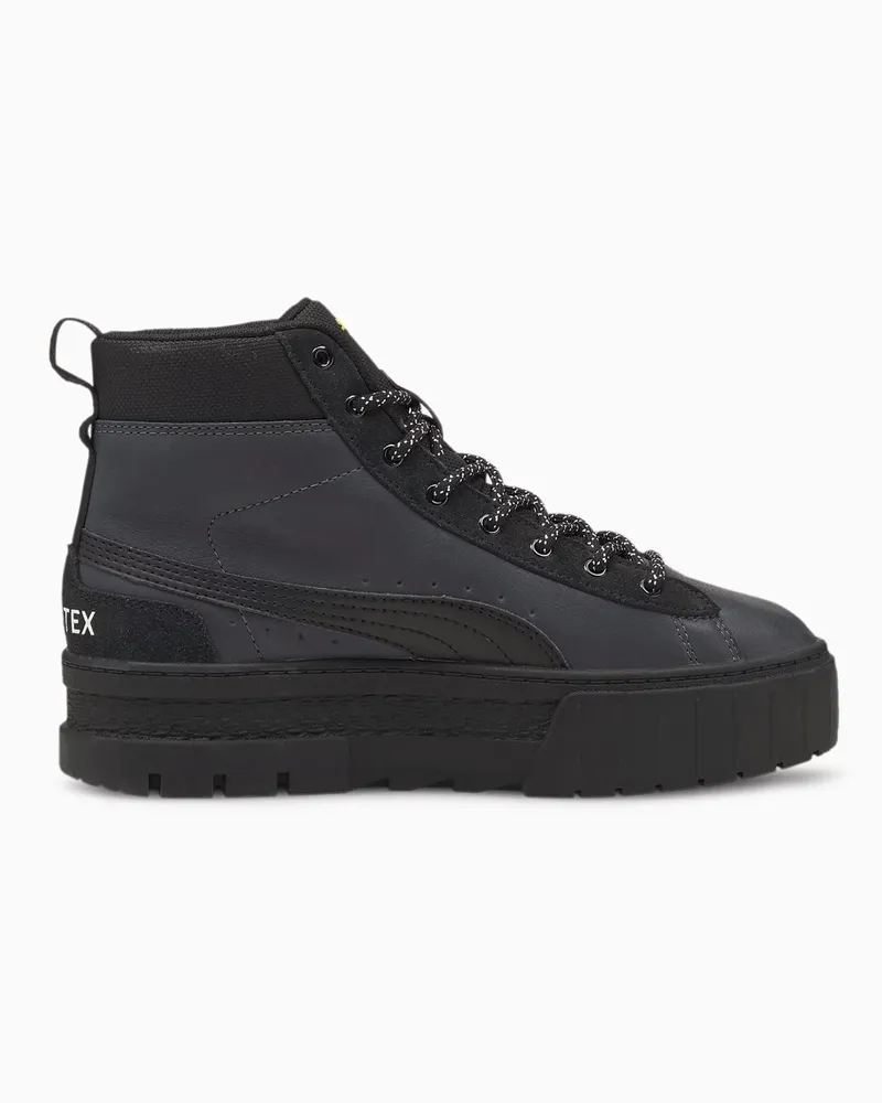 Puma Mayze Mid GTX Black Womens Boots Schwarz