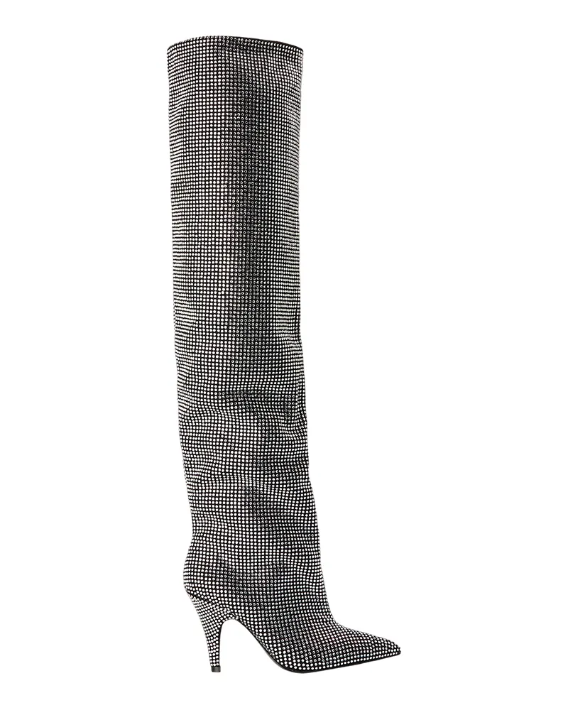 Steve Madden Mazer R" Wasserstiefel für Damen, Leder (Schwarz Schwarz