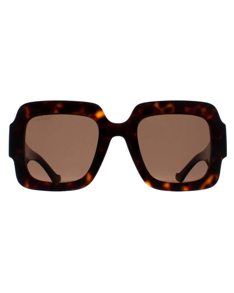 Gucci Square Damen Havanna Braun GG1547S Braun