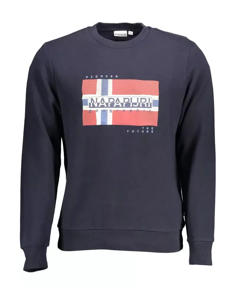 Napapijri Rundhals Sweatshirt Langarm Dunkelblau