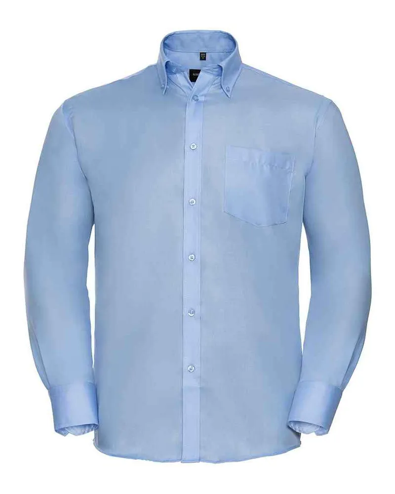 Russell Athletic Russell Collection - "Ultimate" Formelles Hemd für Herren Langärmlig (Heiterer Himmel Blau