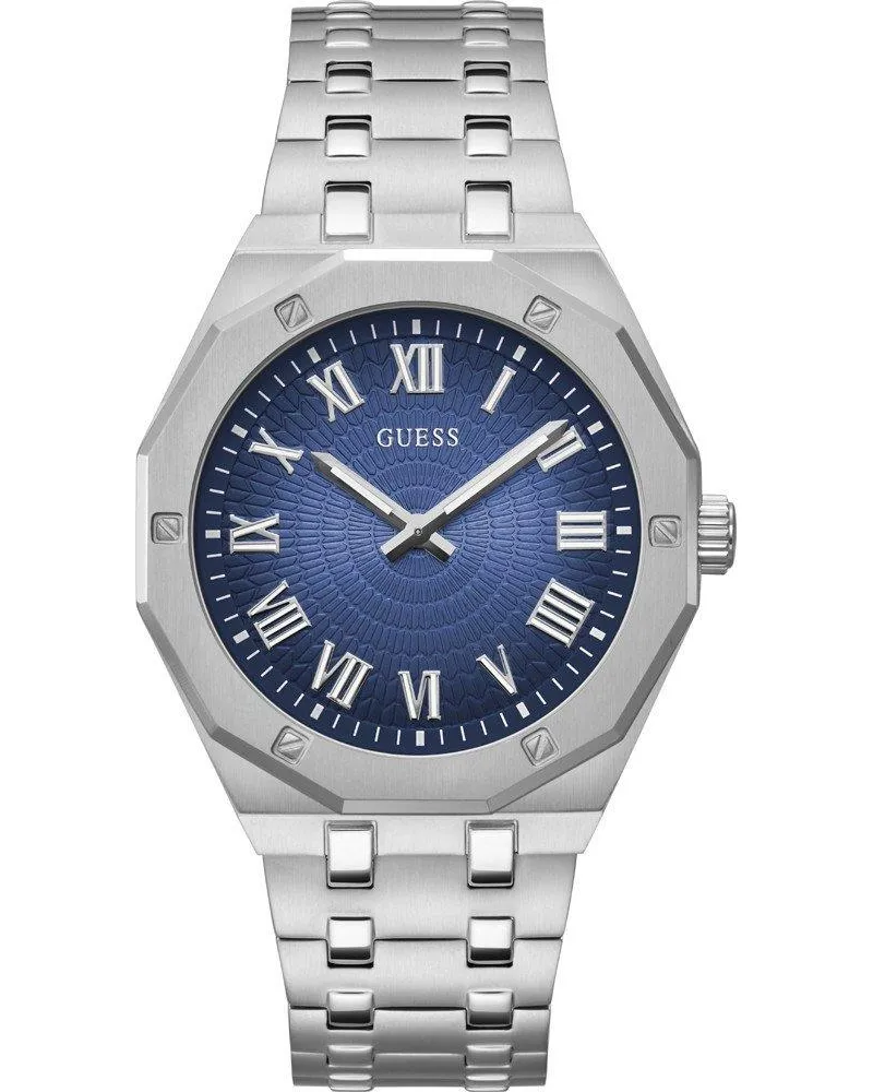 Guess Stilvolle  GW0575G4 Asset Herrenuhr mit Chronographenfunktionalität Marineblau