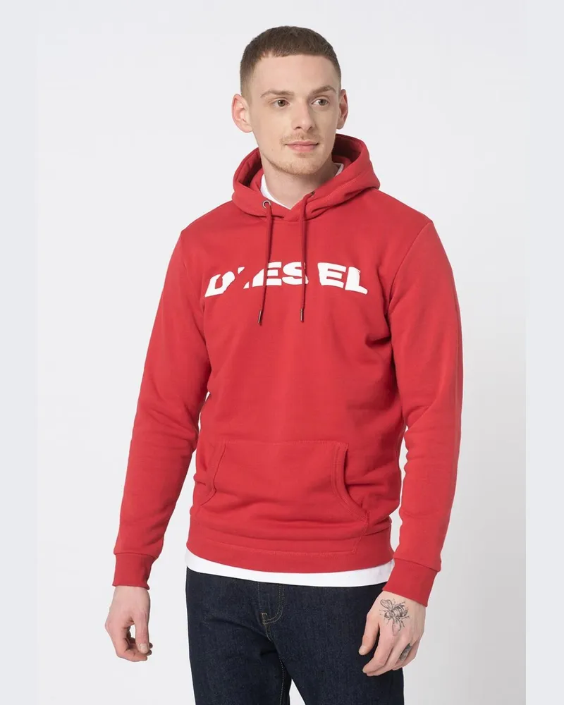 Diesel Agnes BRO Herren Sweat Hoodie in rot Rot