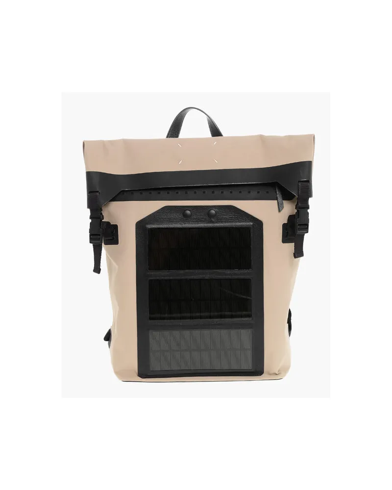 Maison Margiela Roll-up Designed MACKINTOSH Rucksack mit integriertem Solar P in Beige Beige