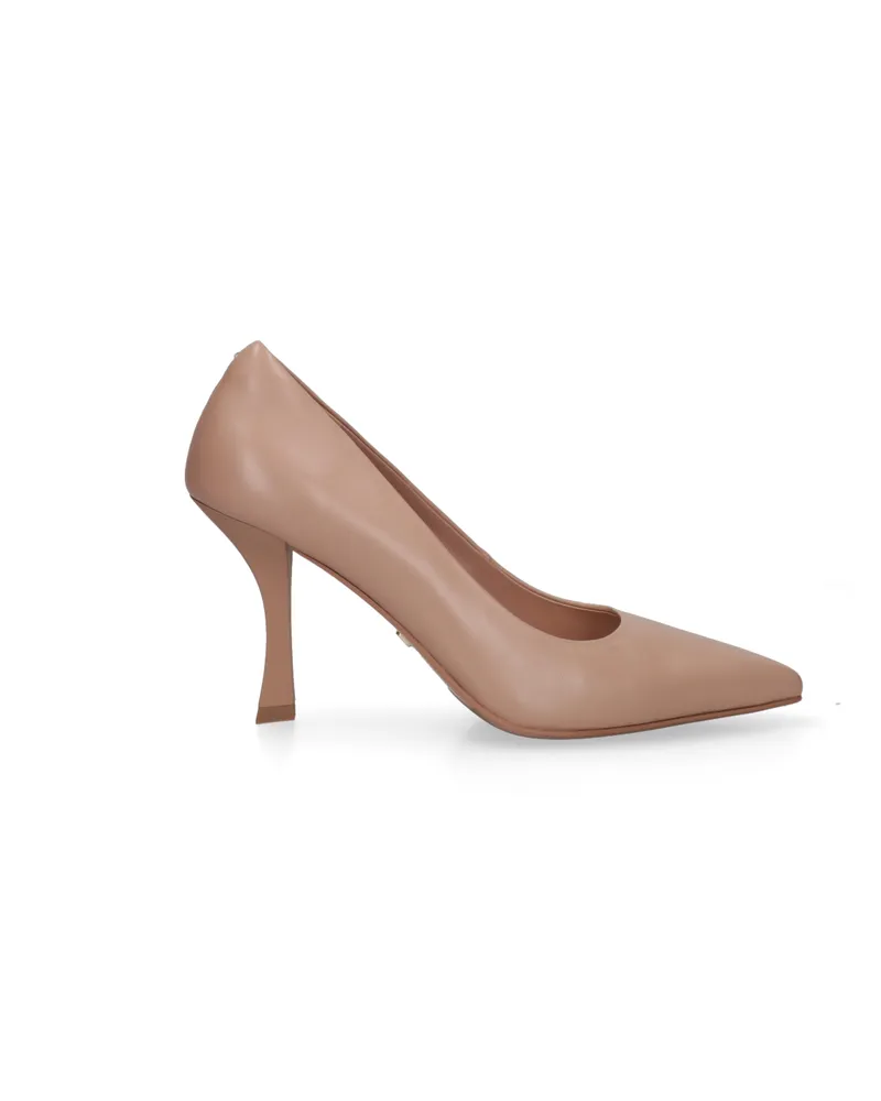 MARC ELLIS Schuh mit Absatz, spitze Silhouette und Metallic-Finish - Roségold Roségold