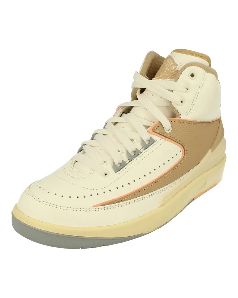Nike Air Jordan 2 Retro Damen Trainers Weiß Weiß