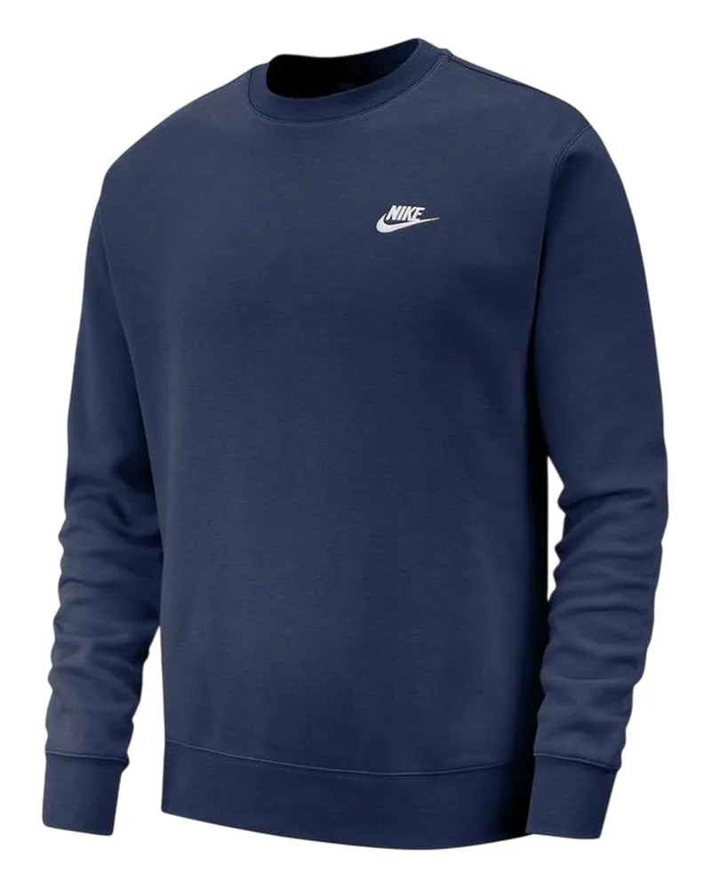 Nike Club" Sweatshirt für Herren, Rundhalsausschnitt (Mitternachtsblau Marineblau
