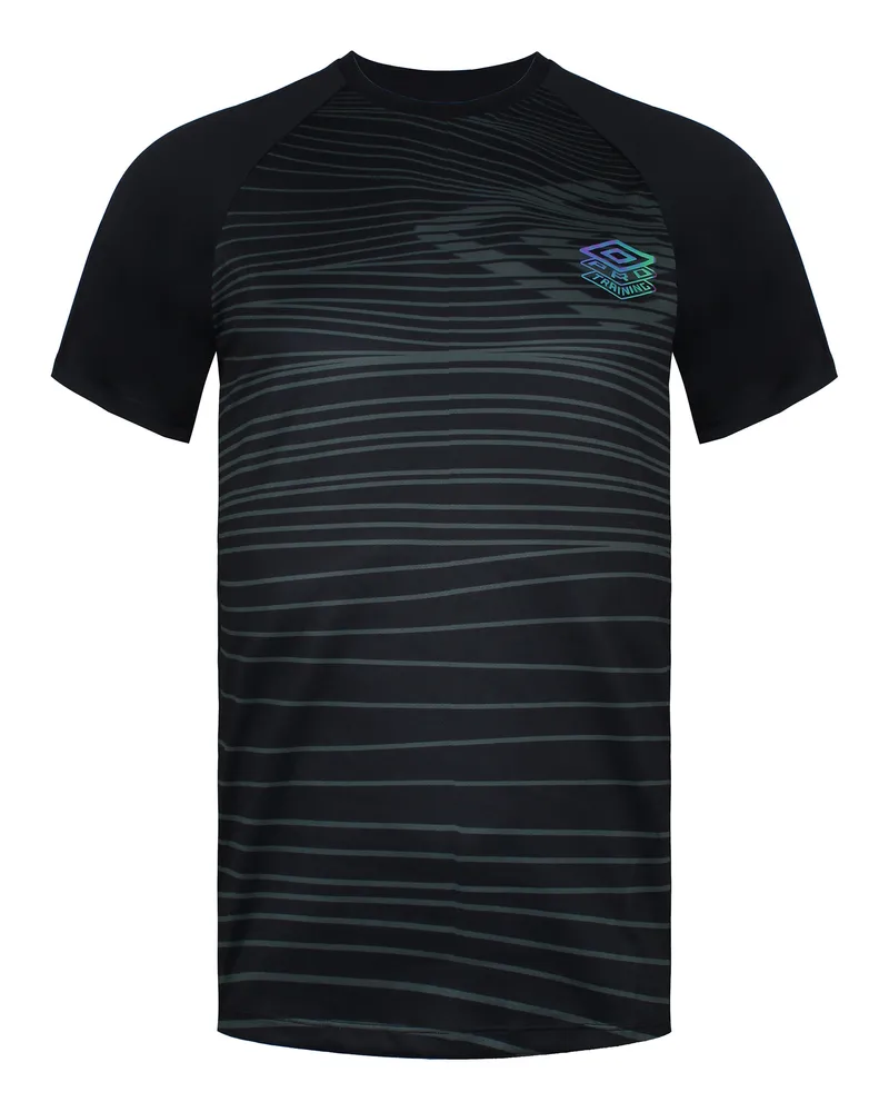Umbro Pro Training Herren Black/Grey T-Shirt Schwarz
