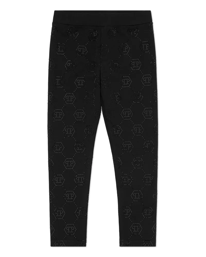 Philipp Plein Jogging-Leggings Monogram Schwarz