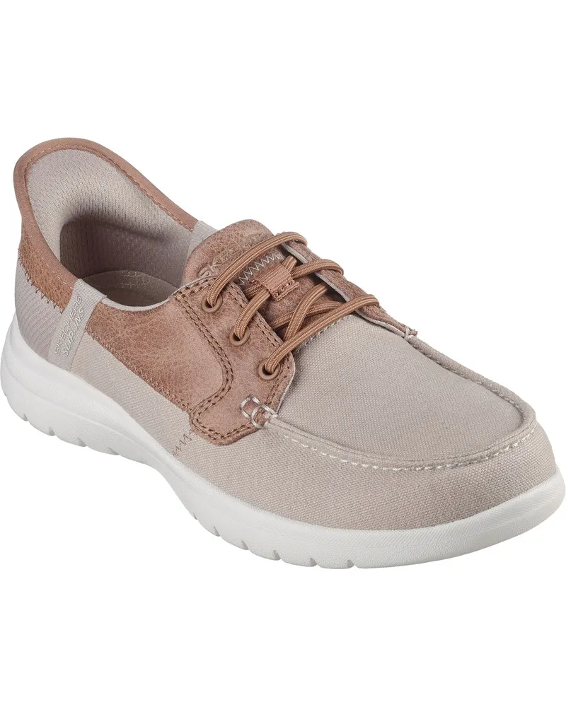 Skechers On-the-GO Flex - Palmilla Bootsschuh Taupe