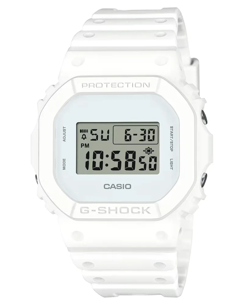 Casio G-shock Weiß Unisex Armbanduhr DW-5600WW-7ER Weiß