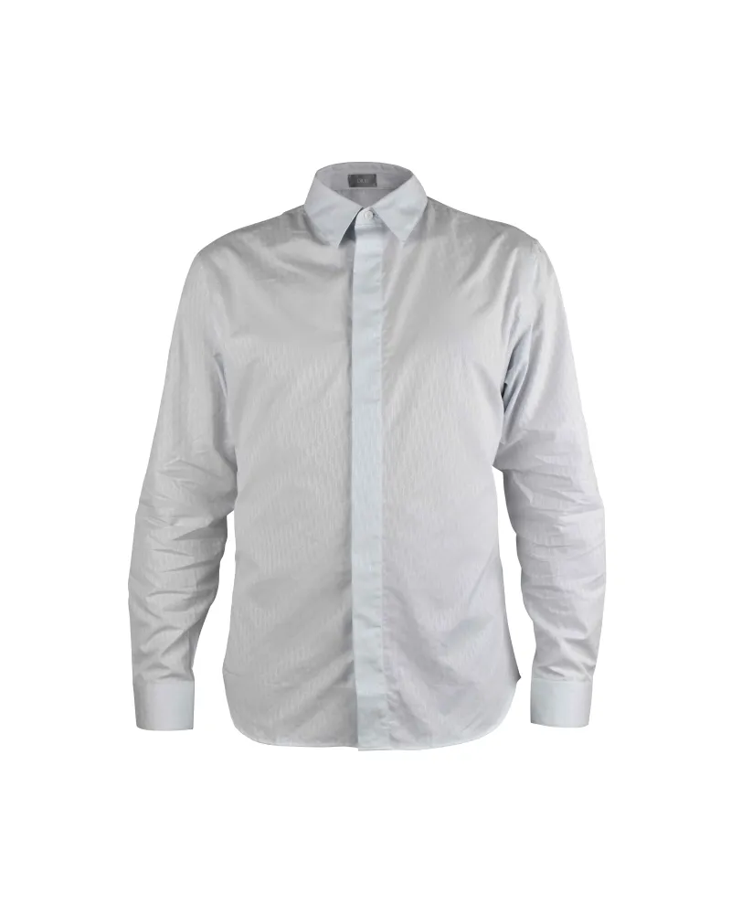 Dior Oblique Shirt Blau Blau
