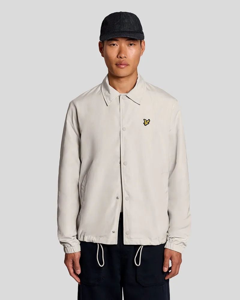 Lyle & Scott Leichte Coach-Jacke - Creme Creme