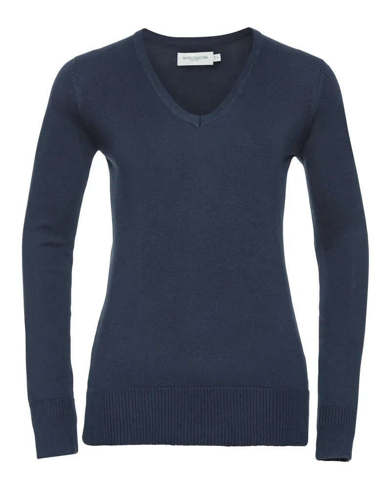 Russell Athletic Russell - Pullover mit V-Ausschnitt COLLECTION - Damen (Marineblau Marineblau