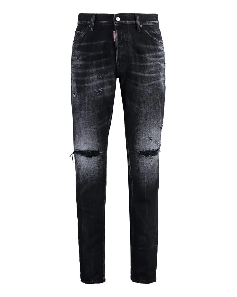 Dsquared2 Black Warp Wash Cool Guy Jeans Schwarz