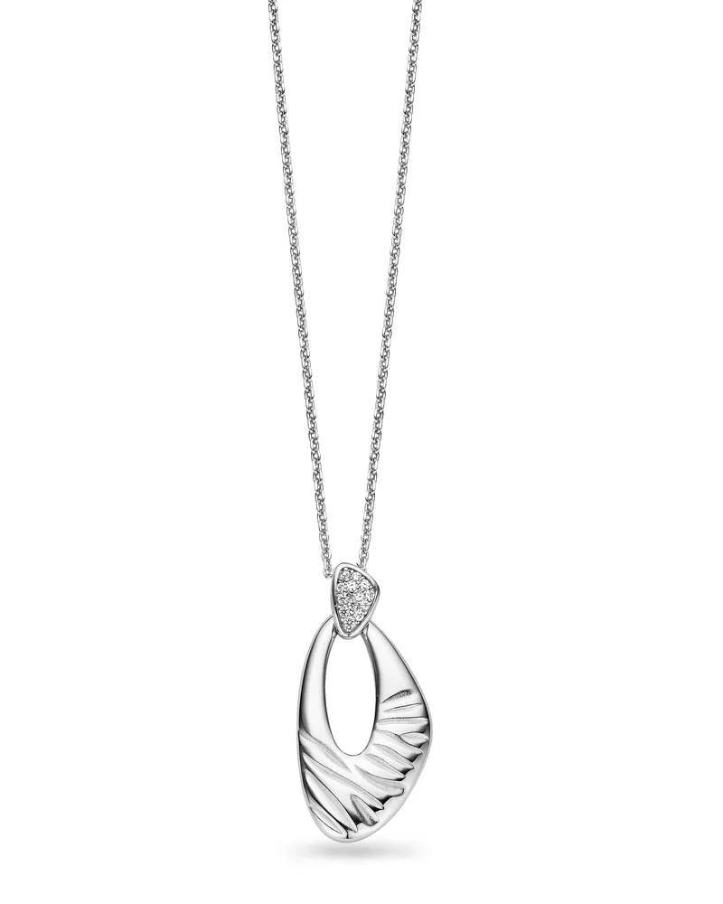 Orphelia Damen-Kette aus 925er Sterlingsilber mit Anhänger – Silber ZH-4726 Silber